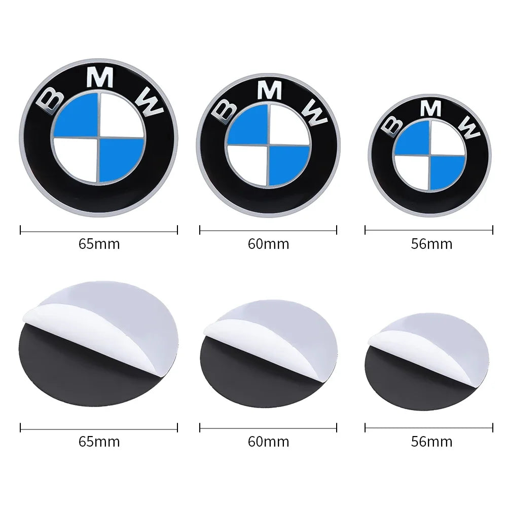 56/60/65mm Car Badge Wheel Center Cover Stickers Hub Caps Decal For BMW M M3 M5 M6 X3 E46 E90 E39 F10 F20 F30 G20 E60 E36 E34 X6