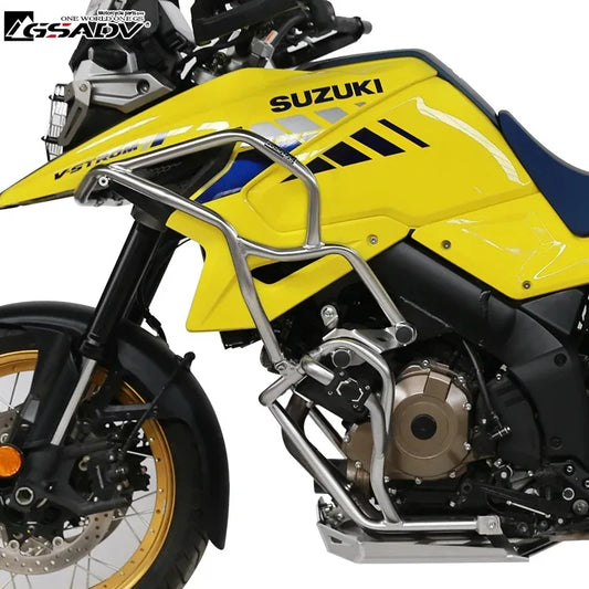 304 Stainless Steel Motorcycle Bumpers Crash Cage Frame Guard Fairing Protector Moto Modification for Suzuki V-Strom DL1050XT