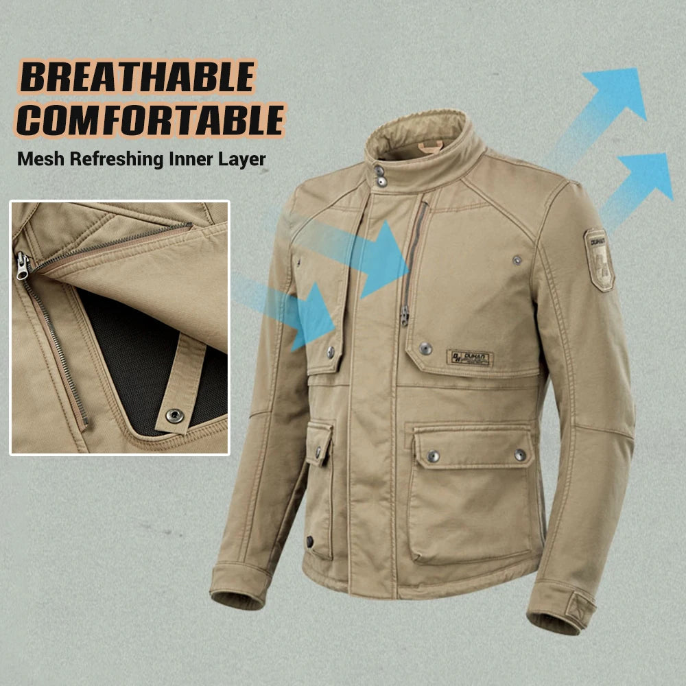Waterproof Motorcycle Jackets CE Certified Protective Equipment Wear-resisting Breathable Motocross Chaqueta