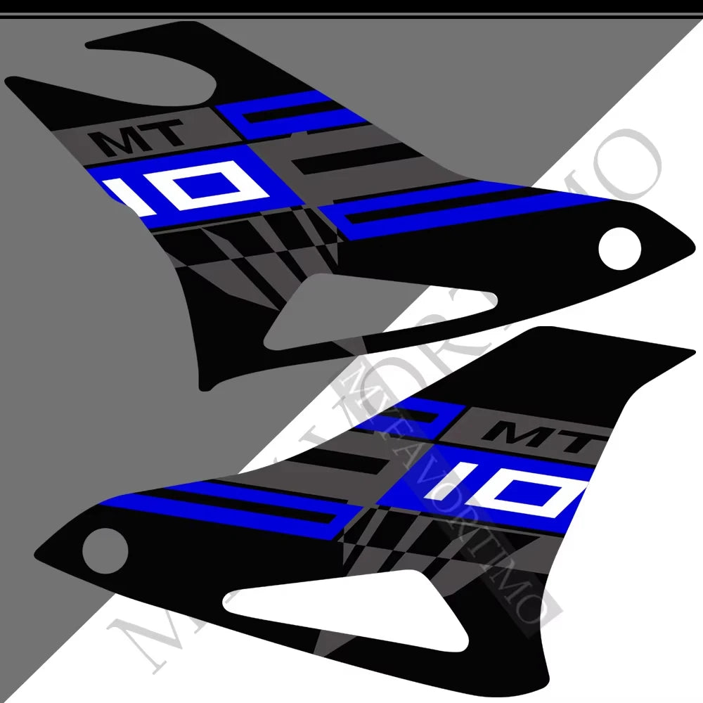 For Yamaha MT10 FZ moto Stickers Tank Pad Protector Fairing Fender Motorcycle Knee Decal Fuel MT-10 2016-2021