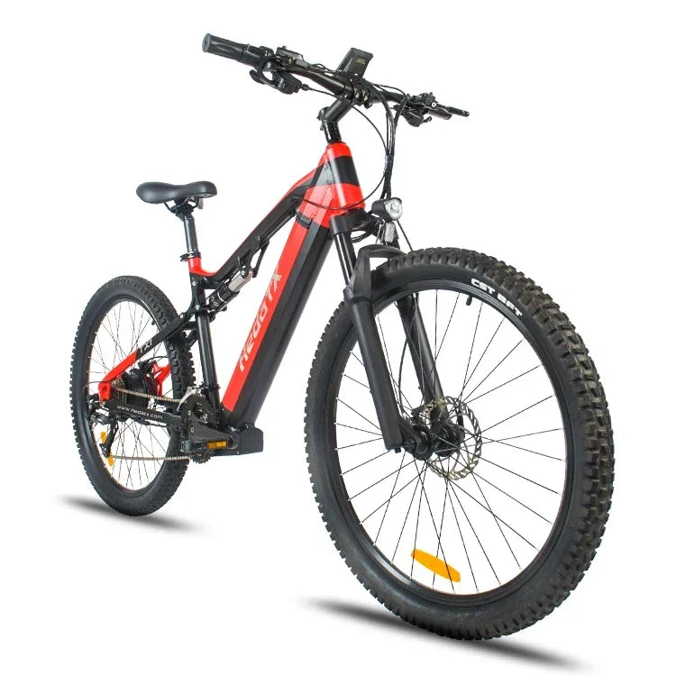 2025 New Heda-TX19 Electric Bicycle 1000W 48V19.2AH Hydraulic Brake Ebike with Full Suspension  27 Gears Shift Free Rack