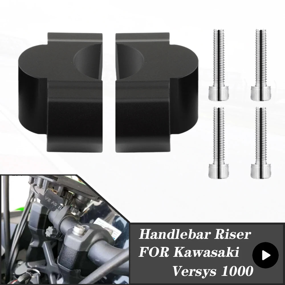 For Kawasaki Versys 1000 2015 2016 2017 2018 2019 2020 2021 Motorcycle Accessories Handlebar Riser Move Height Up Bracket Kit