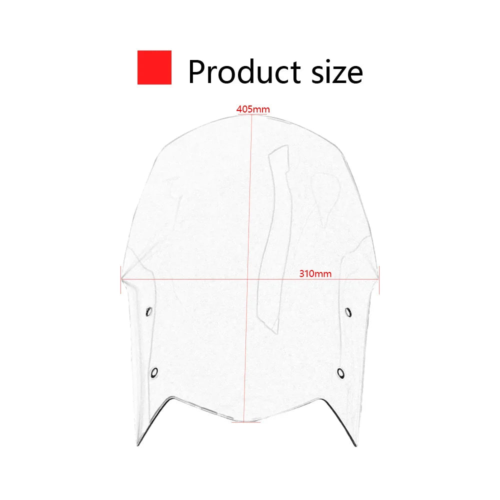 Windshield For YAMAHA TENERE 700 TENERE700 2018-2023 Motorcycle Accessories Windscreen Windshield Shield