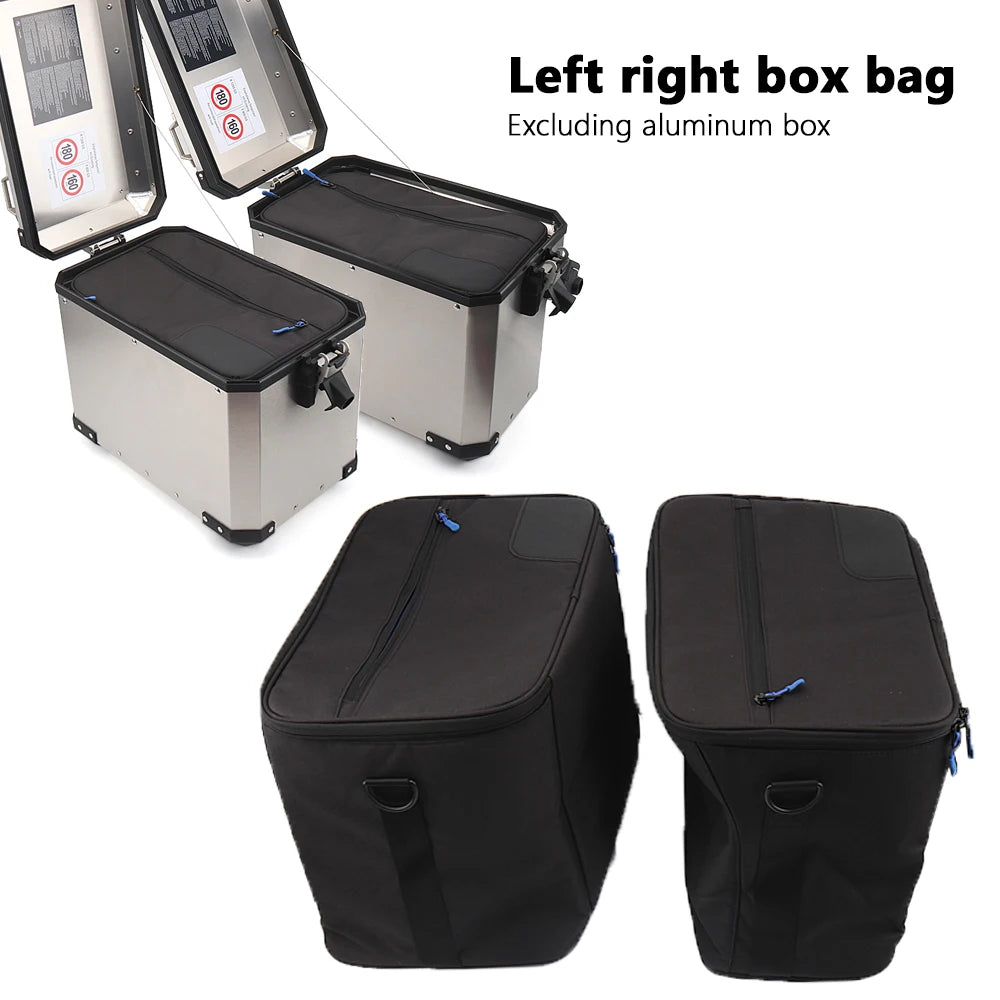 New Motorcycle luggage bag Black Inner Bags Blue Top Side Case Bag For BMW R1250GS R1200GS ADV F800GS F850GS F750GS