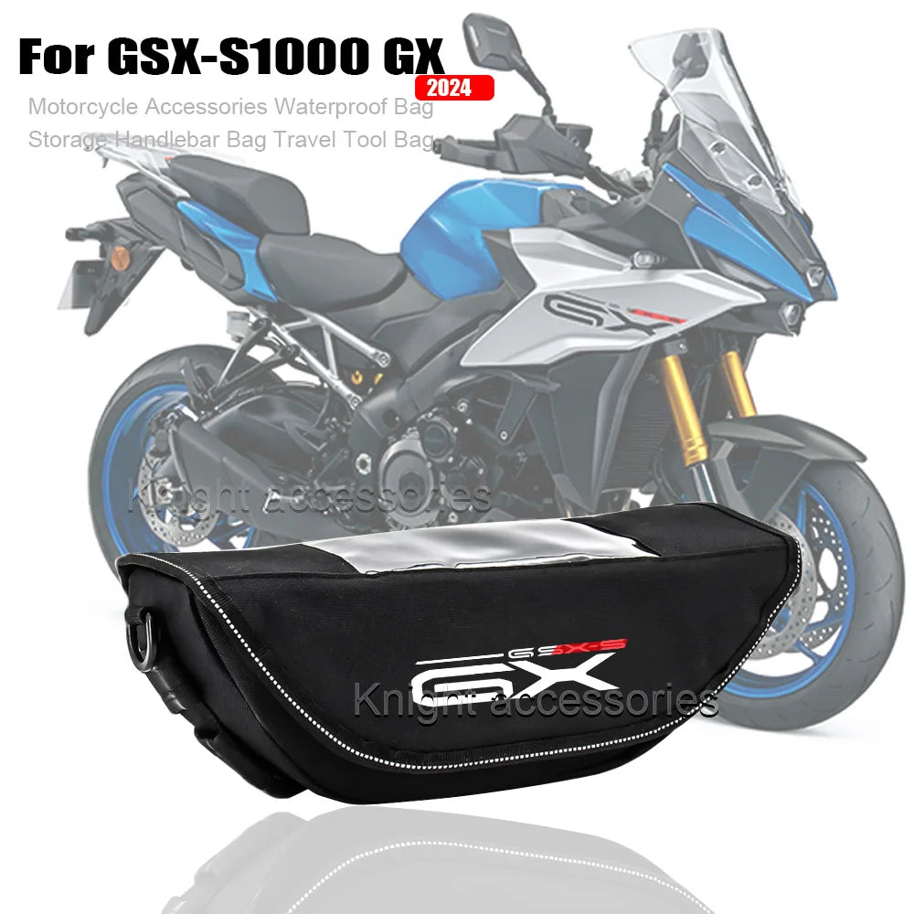 For GSX-S1000 GX GSXS1000GX 2024 Motorcycle Accessories Waterproof Bag Storage Handlebar Bag Travel Tool Bag