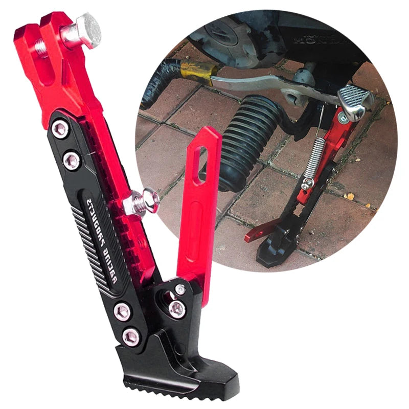 Universial Motorcycle Parking Kick Stand Cnc Aluminum Adjustable For Cfmoto 800mt Supercub 110 Super Cub 110 Tiger 900