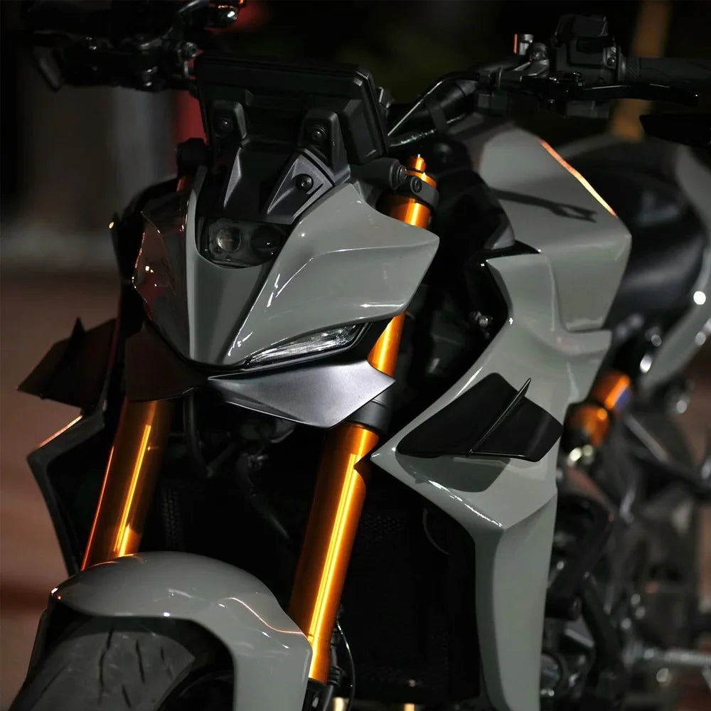 Motorcycle Front Spoiler Kit For YAMAHA MT-09 / SP MT09 2024 2025 2026 Downforce Naked Frontal Spoilers Winglet Aerodynamic Wing