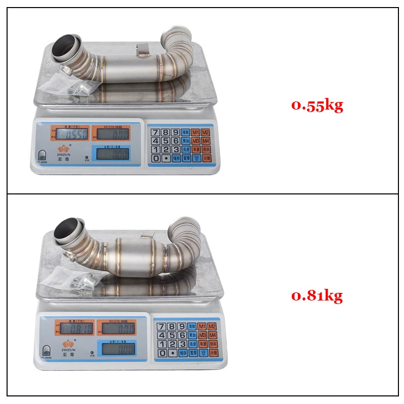 Slip On For CFMOTO 800 MTX MT-X800 MTX800 2024 2025 Stainless Steel Middle Link Pipe Motorcycle Exhaust System Escape Muffler