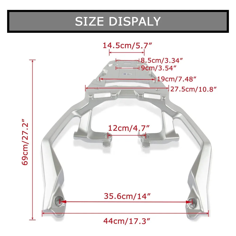 Motorcycle Accessory Rear Luggage Rack Frame Cover Luggage Carrier Holder Shelf for Honda XADV 750 for Forza 750 2021 2022 2023