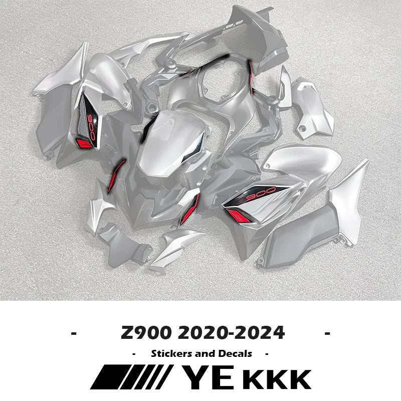 For Kawasaki Z900 2020-2024 23 24 Full Vehicle Fairing Shell Sticker Decals Z900 2020-2021 Factory Replicated Stickers