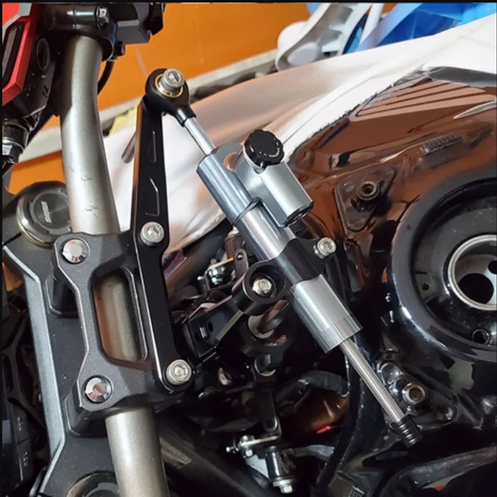 Motorcycle Adjustable Steering Stabilize Damper Safety Control Bracket Mounting Kit FOR YAMAHA MT09 MT-09 2013-2023 2021 2022
