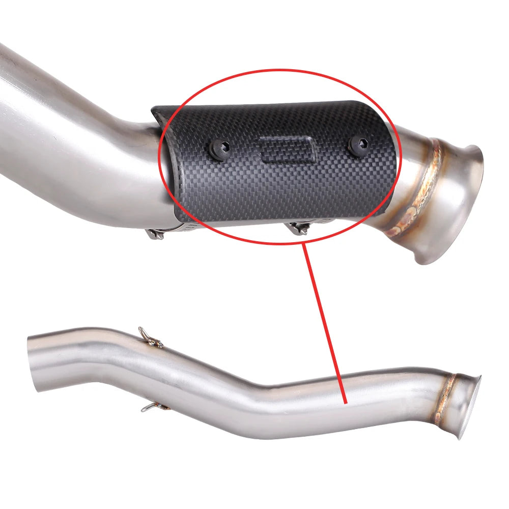 800mt ll System Exhaust For CF Moto 800MT Motorcycle Exhaust Muffler Escape Front Middle Link Pipe With DB Killer Exhaust