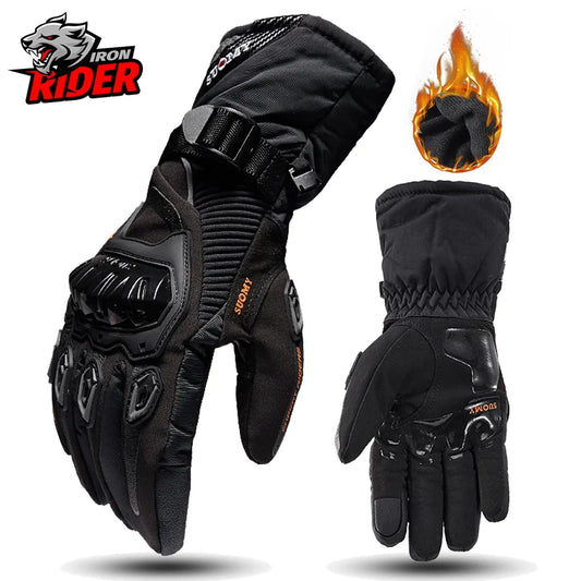 Motorcycle Gloves Windproof Waterproof Guantes Moto Men Motorbike Riding Gloves Touch Screen Moto Motocross Gloves Winter