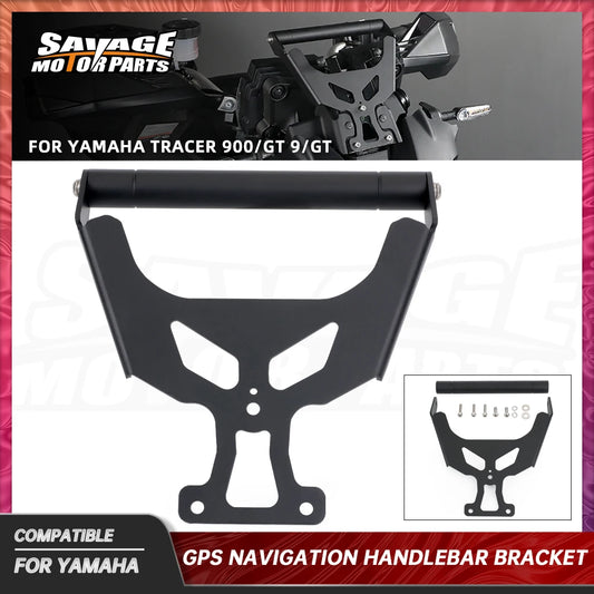 GPS Navigation Handlebar Extension Holder For Yamaha Tracer 900/GT Tracer 9/GT 2021-2024 GPS Navigation Shock Absorption