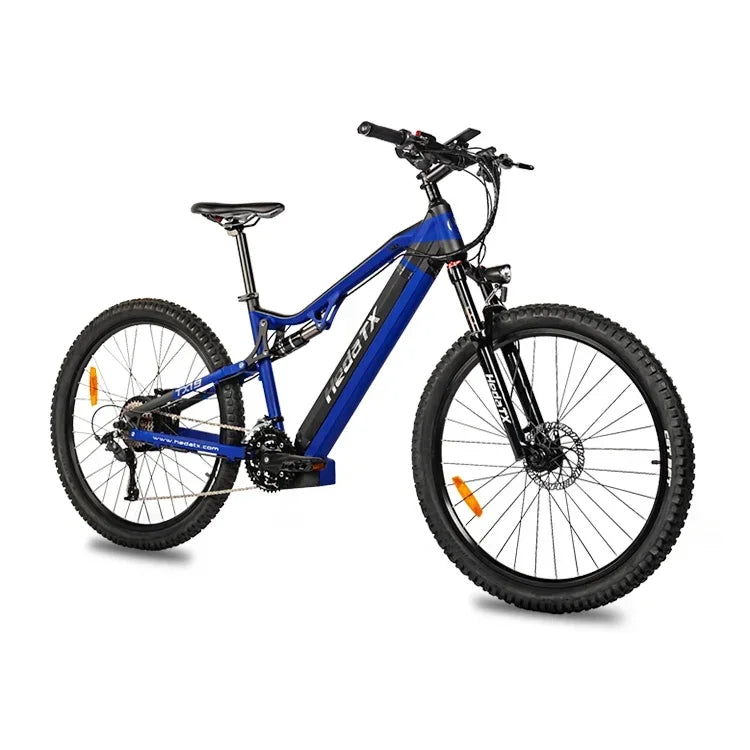 2025 New Heda-TX19 Electric Bicycle 1000W 48V19.2AH Hydraulic Brake Ebike with Full Suspension  27 Gears Shift Free Rack