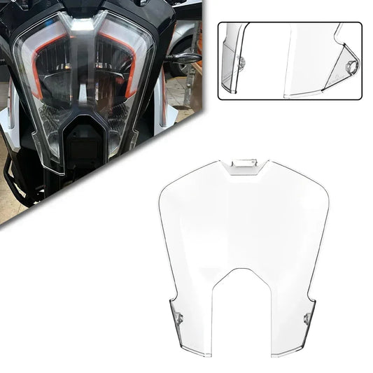 For KTM 1290 Super Adventure ADV R S 2021 2022 2023 Moto Front Head Light Protection Acrylic Headlight Protector Guard Cover