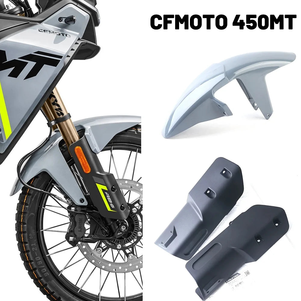 For CFMOTO CF 450MT Front Fender Left And Right Trim Plate Mud Tile Shield High and Low Fender