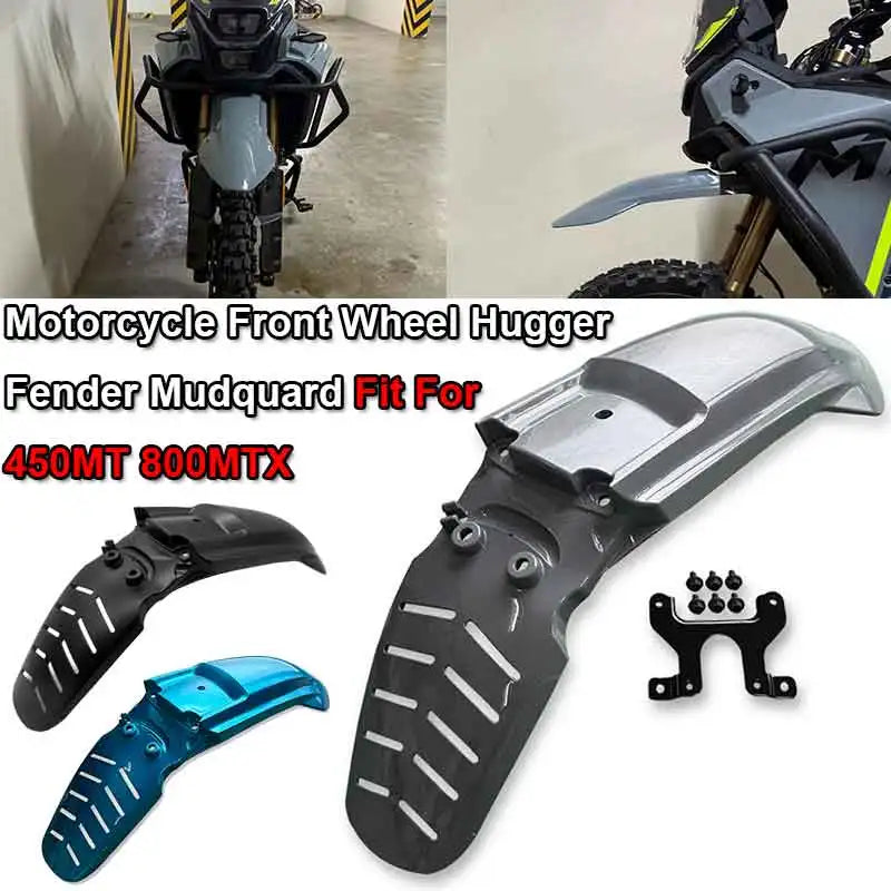 Fit For CFMOTO 450MT 800MTX 450 MT 800 MT-X Motorcycle Accessories High Front Wheel Hugger Fender Mudguard Splash Guard Fairings