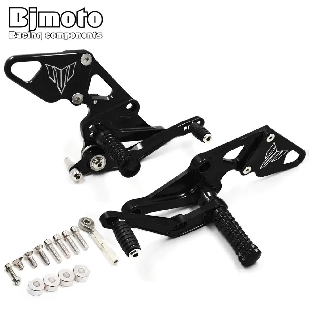 CNC Adjustable Rearset Footpeg Footrest Rear Set For Yamaha FZ-07 MT-07 FZ07 MT07 MT 07 2020 2019 2018 2017 2016 2015 2014 2013