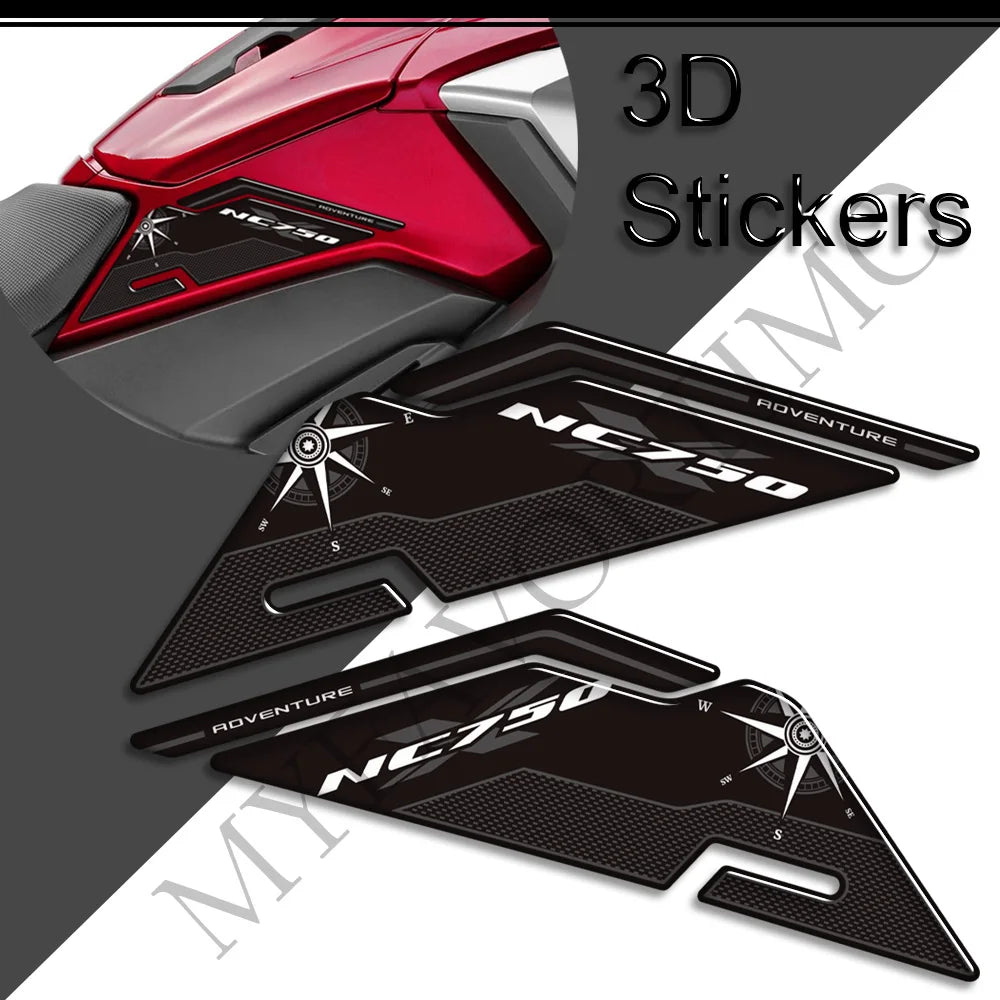 2016 2017 2018 2019 2020 Stickers Protector Decals Tank Pad Side Grips Gas Fuel Oil Kit Knee For Honda NC750 X NC750X