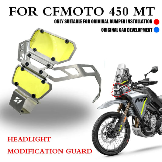 New FOR CFMOTO 450 MT 450MT MT 450 Modified Accessories Headlight Protection Cover Lampshade Lamp Piece