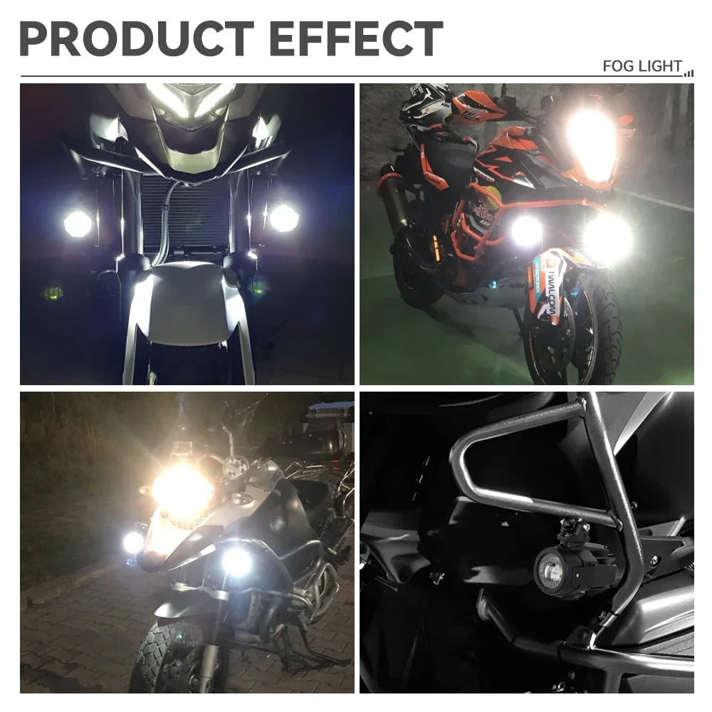 R1200GS 40W Motorcycle LED Fog Lights Auxiliary Assembliy For BMW R1200GS F850GS F750GS F 850GS 1250GS LC Fog Lamp