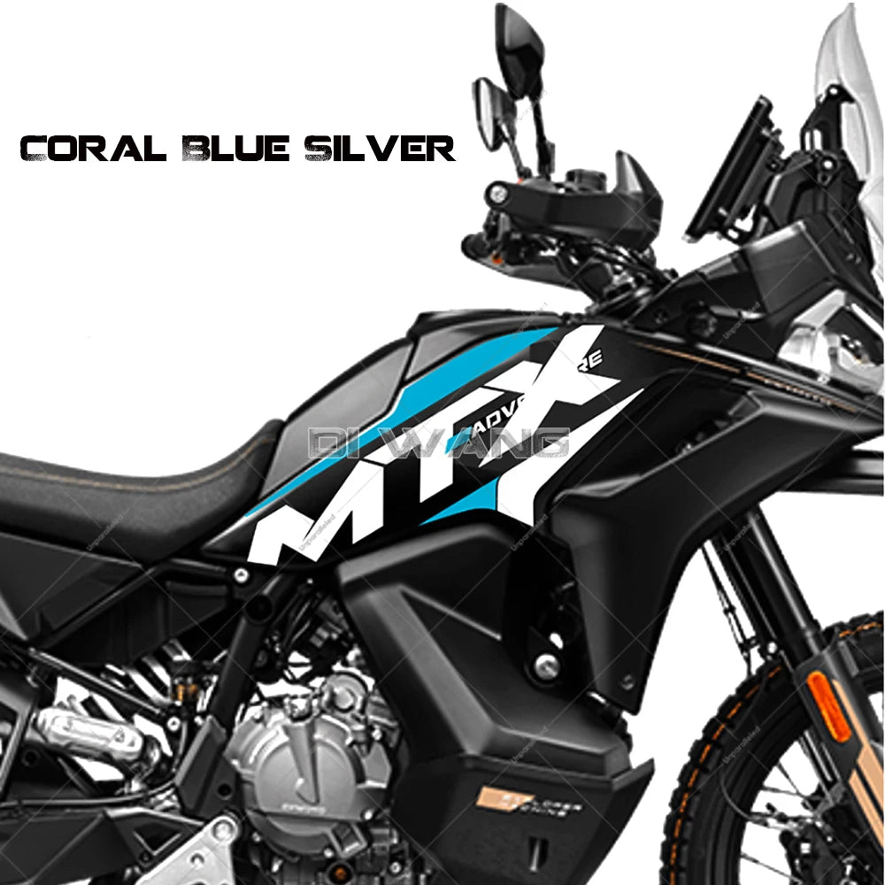 Motorcycle Modified Fuel Tank Lace Body Painting Decals Protective Film Stickers For CFMOTO 800MT X 800MTX MT-X800 MTX800