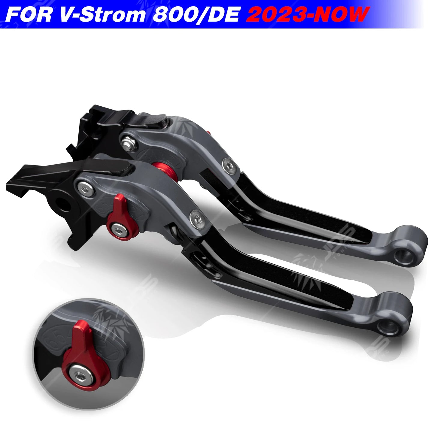 For Suzuki V-STROM 800/800DE Clutch Lever Brake Lever Set Foldable Adjustable Handle Levers Motorcycle Accessories Parts