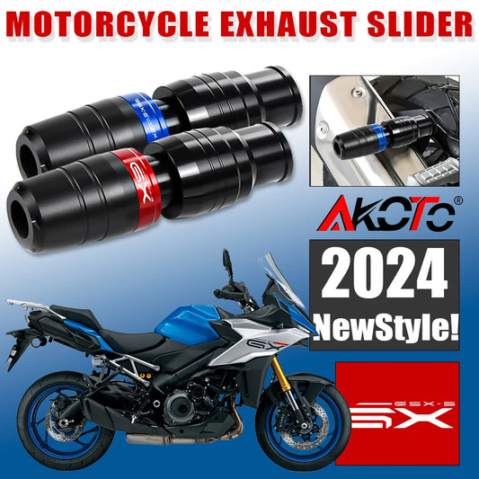 NEW Falling Protection For SUZUKI GSX-S GSXS 1000GX 1000 GX GSXS1000GX 2024+ Exhaust Sliders Crash Pad Protector Accessoires