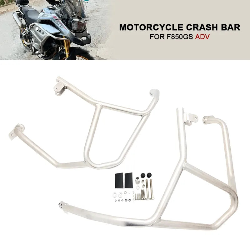 For BMW F850GS ADV Stainless Steel F 850 GS Adventure 2019-2023 Motorcycle Upper Engine Guard Bumper Crash Bar Frame Protector