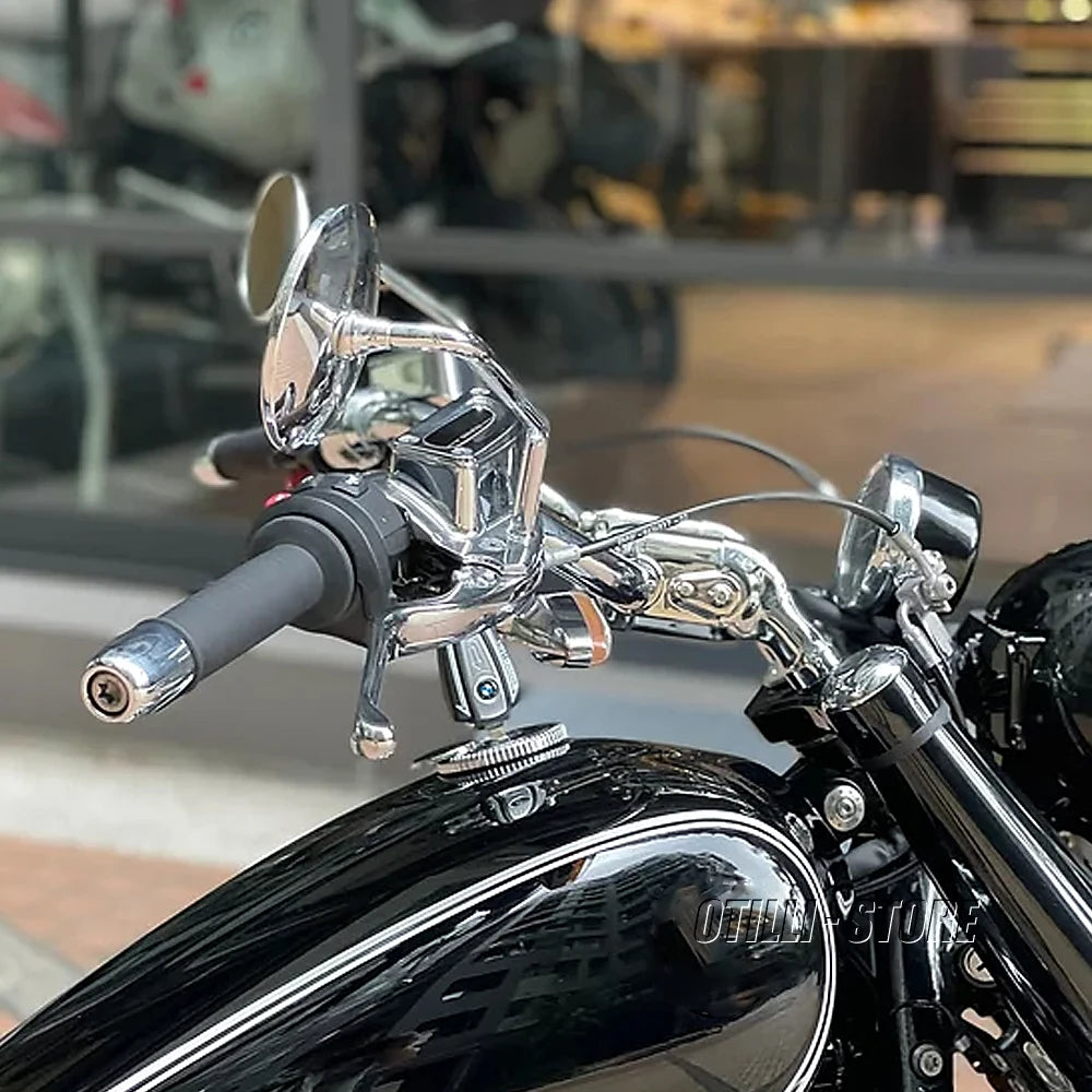 Motorcycle HandleBar Heightening Riser Clamp Back Move Mount Clamp Adapter Handle Bar Risers For BMW R 18 R18 Classic 2021 2022