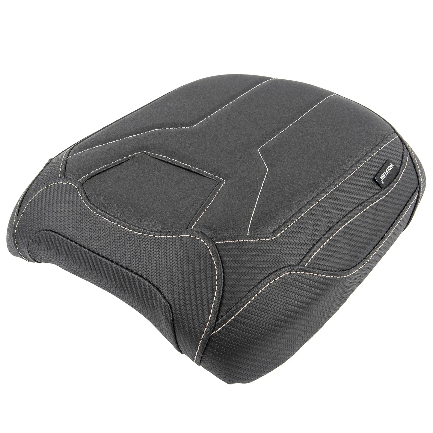 RUMSBD Motorcycle Front Solo Thicken Leather Seat Cover Rear Passenger Cushion Pad For Yamaha Tracer 9/GT 2021 2022 2023 2024