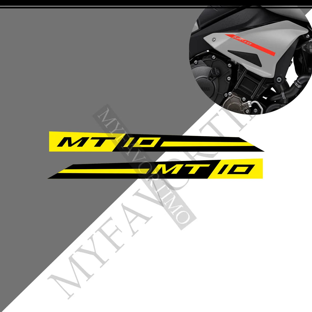 For Yamaha MT10 FZ moto Stickers Tank Pad Protector Fairing Fender Motorcycle Knee Decal Fuel MT-10 2016-2021