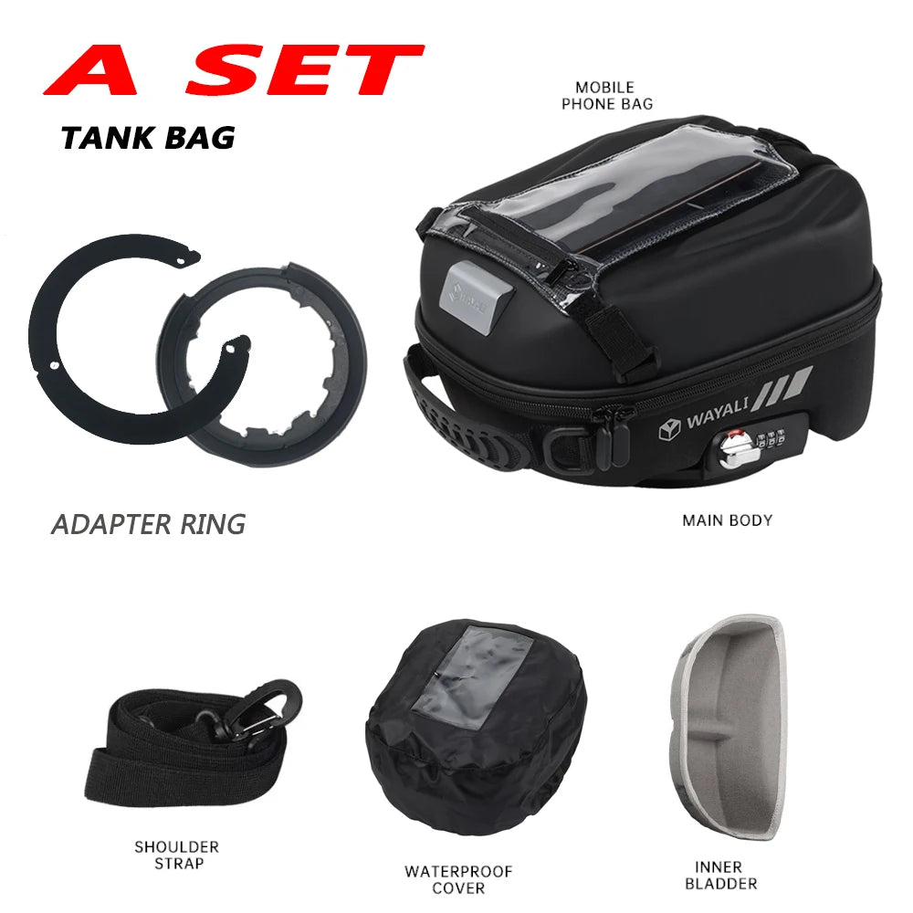For HONDA Transalp XL750 XL 750 2023 2024 2025 Motorcycle Fuel Tank Bag Luggage Tanklock Storage Bags Backpack  Navigation Bag