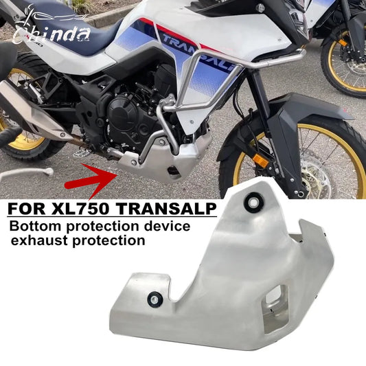 For Honda XL750 TRANSALP xl750 transalp 2023 2024 Motorcycle Exhaust Cover Belly Plate Underbody Protector Exhaust Protection