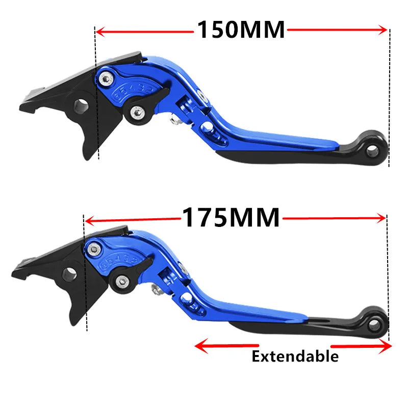 For YAMAHA MT-07 FZ-07 2014-2021 2022 2023 Motorcycle Accessories Extendable Folding Adjustable Brake clutch Handle levers