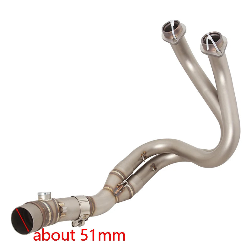 For Kawasaki Z650 Ninja 650 Versys 650 Z650RS Motorcycle Exhaust System Front Link PIpe Muffler Escape With Removable DB Killer