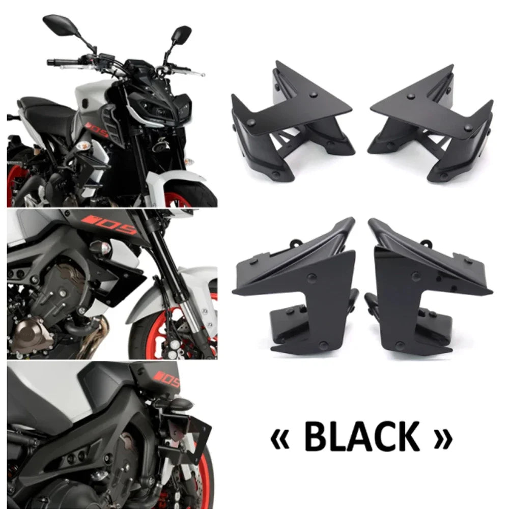 NEW Motorcycle Parts Side Downforce Naked Spoilers Fixed Winglet Fairing Wing For Yamaha MT-09 MT09 MT 09 SP 2017 2018 2019 2020