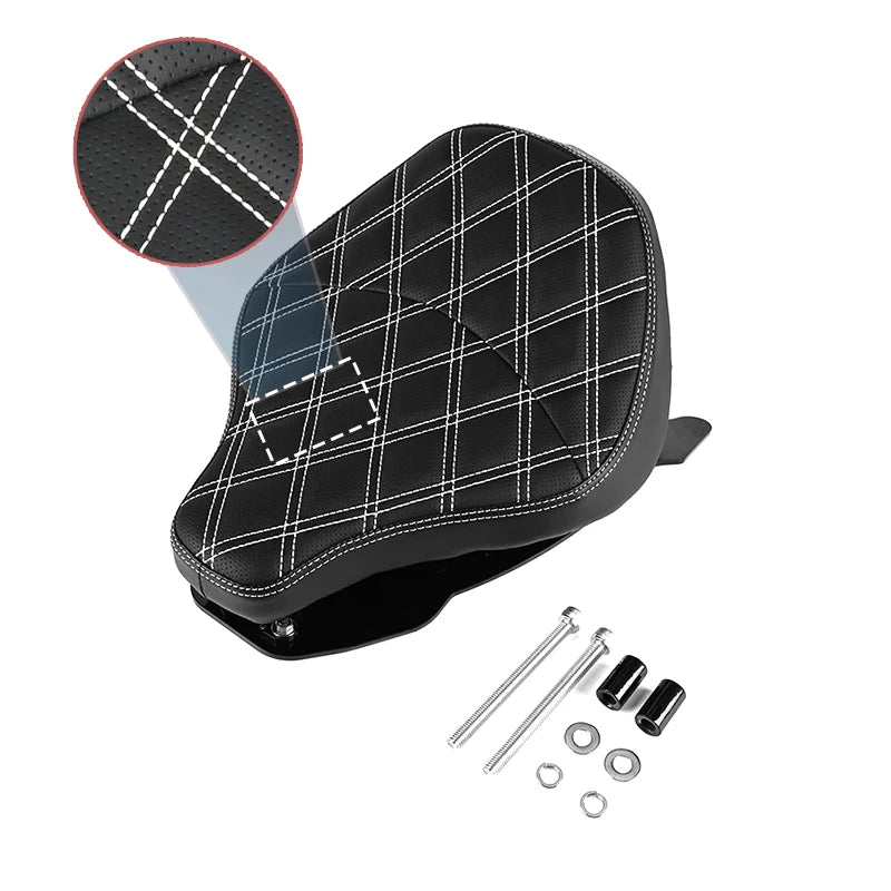 Motorcycle Driver Front Leather Pillow solo Seat Cushion Pad Fit For BMW R18 100 Years R 18 Classics 2020 2021 2022 2023