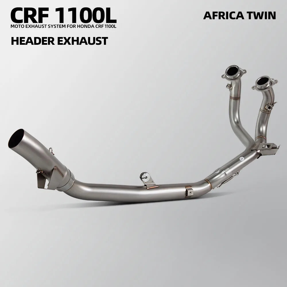 CRF1100L Africa Twin Exhaust Headers Tube For Honda CRF1100 Adventure Sports DTC 2020-2026 Motorcycle Exhausts Headers Tube Kit