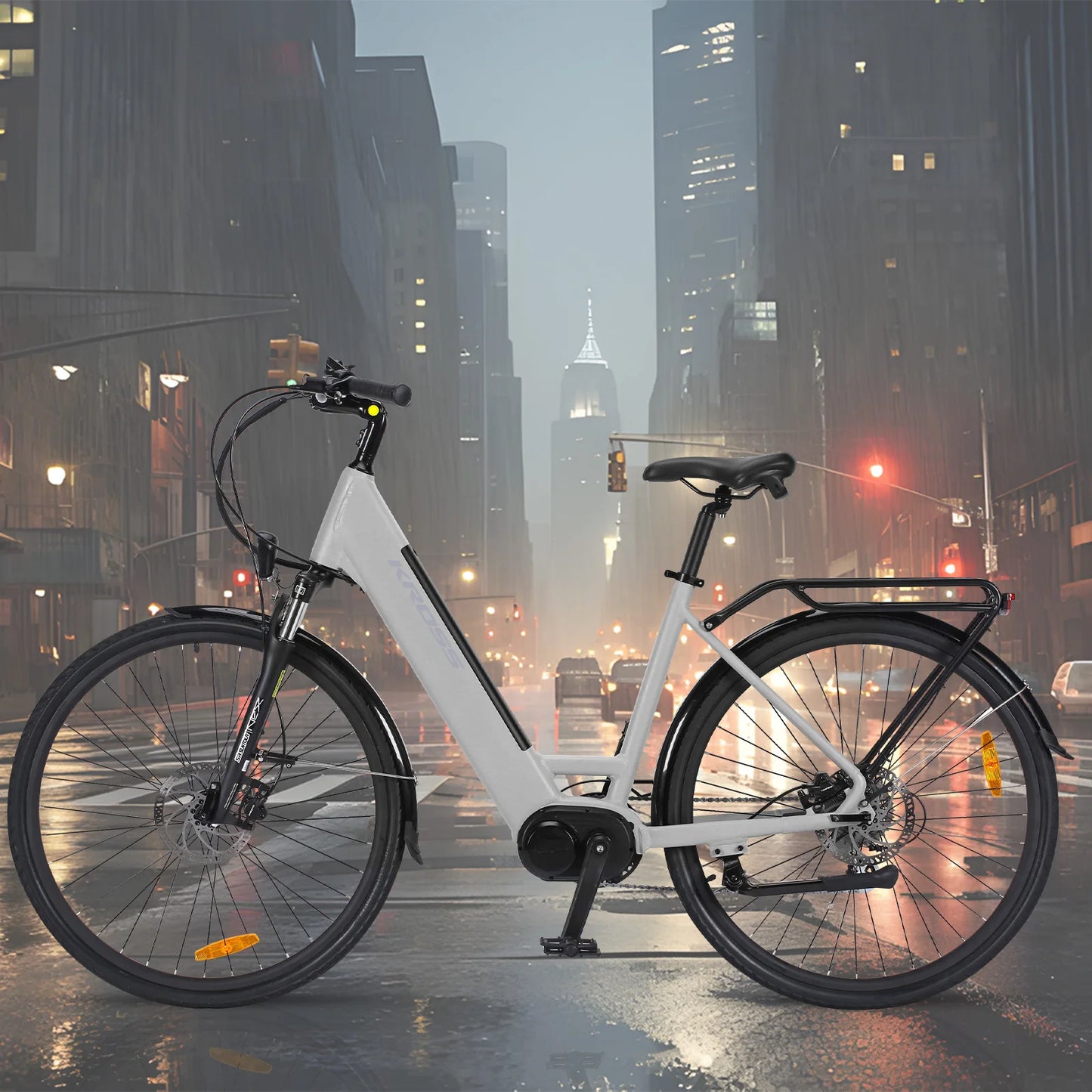 Electric Bike 700C 29 Inch Trekking Bike E-city Bike with 43V 12Ah Lithium Battery for Long Range up to 100 KM, W 250 Motor
