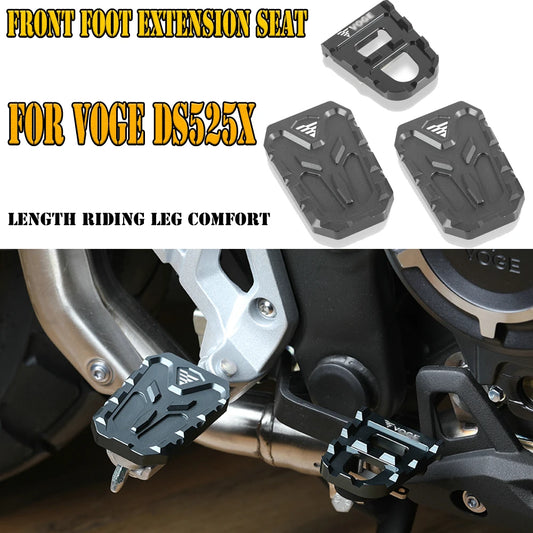 For VOGE DS525X DS 525X DSX525 525 DSX Motorcycle Accessories Front And Rear Foot Extension Seat Non-slip Pedal Brake Pedal