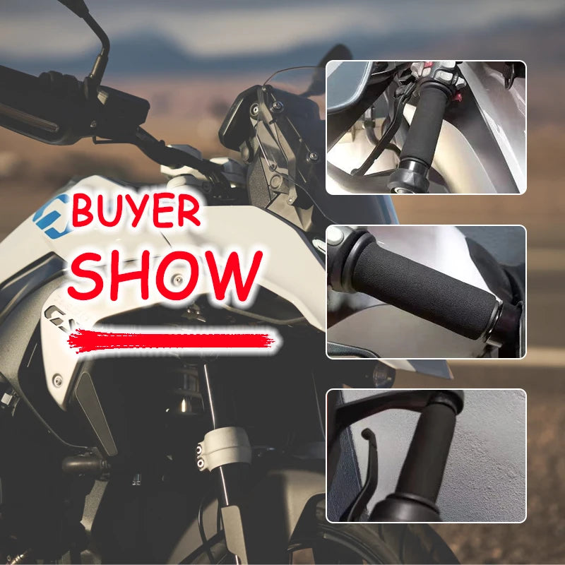 VStrom 800DE Motorcycle Anti Vibration Handle Bar Foam Comfort Slip Over Grips For Suzuki V-STROM 800 DE 2022 2023 2024