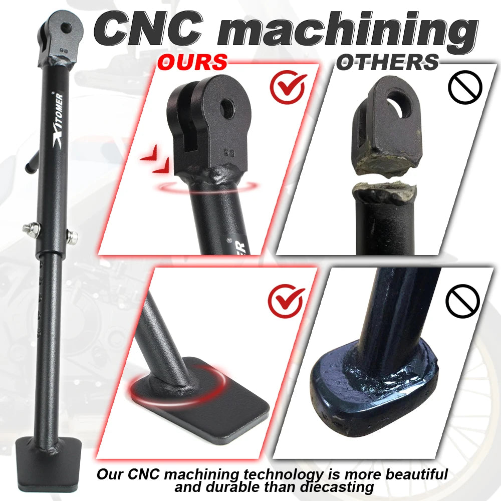 Motorcycle Adjustable Kickstand For Honda XL 750 Transalp 2023-2025 XL750 Kick Side Stand Adjustable Sidestand Parking Bracket