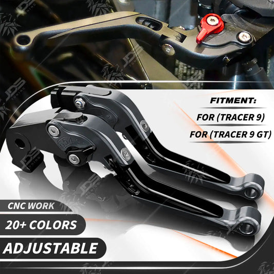 For Yamaha Tracer 9/Tracer 9 GT Clutch Lever Brake Lever Set Adjustable Folding Handle Levers Motorcycle Accessories Parts