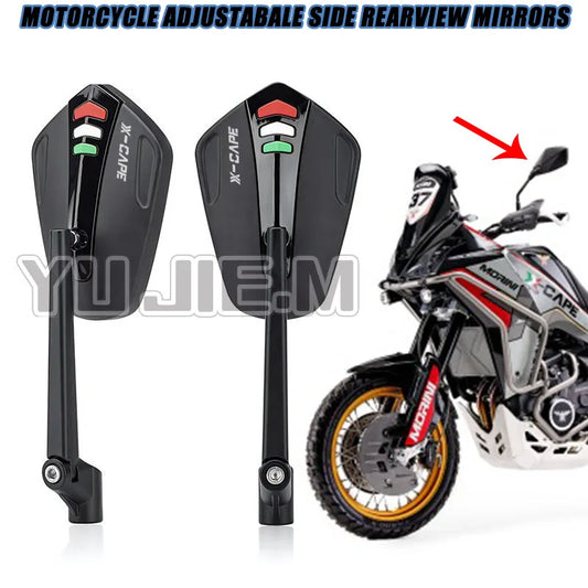For Moto Morini XCape X-CAPE 650 Corsaro Granpasso 1200 Motorcycle mirror CNC side Rearview