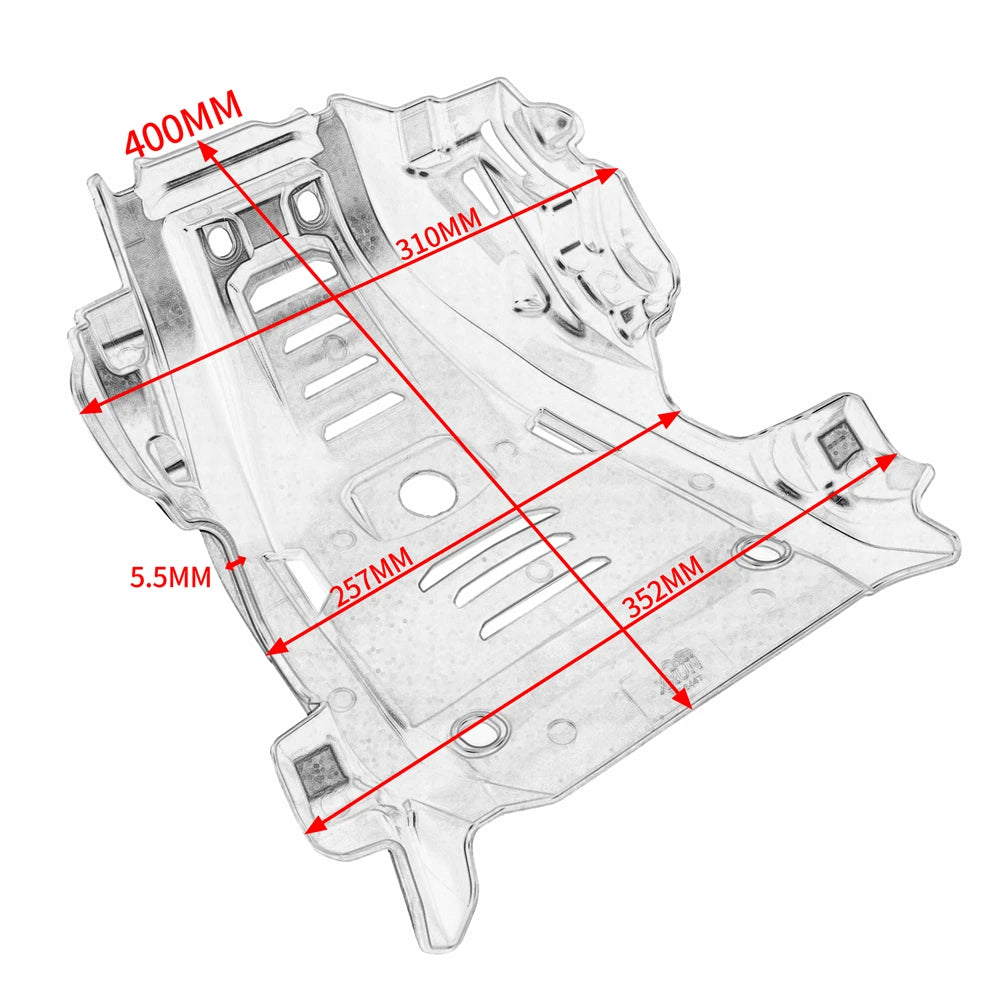 CRF300 CRF300L Skid Plate Engine Guard For Honda CRF 300 L 300L 2023 2024 Motorcycle Under Engine Protection Cover Accessories