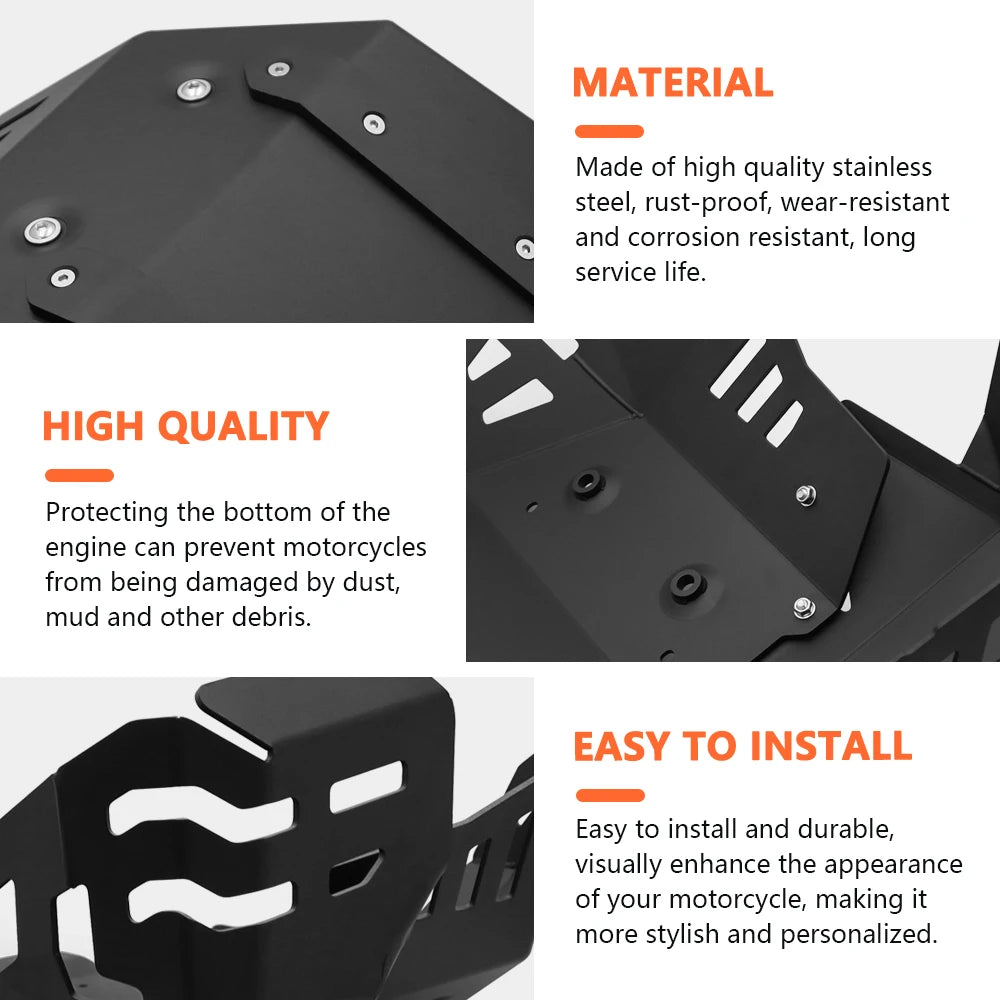 For Honda CRF1100L Africa Twin 2020-2024 2025 New Motorcycle Skid Plate Bash Frame Guard Under Engine Chassis Cover Protection