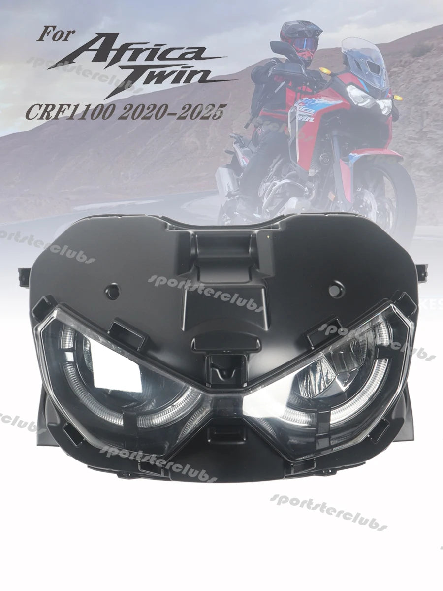 For Honda 2020-2025 CRF1100 Africa Twin 1100 DCT Lower CRF 1100A/AL/D/DL 2022 2023 2024 Front LED Headlight Assembly Headlamp