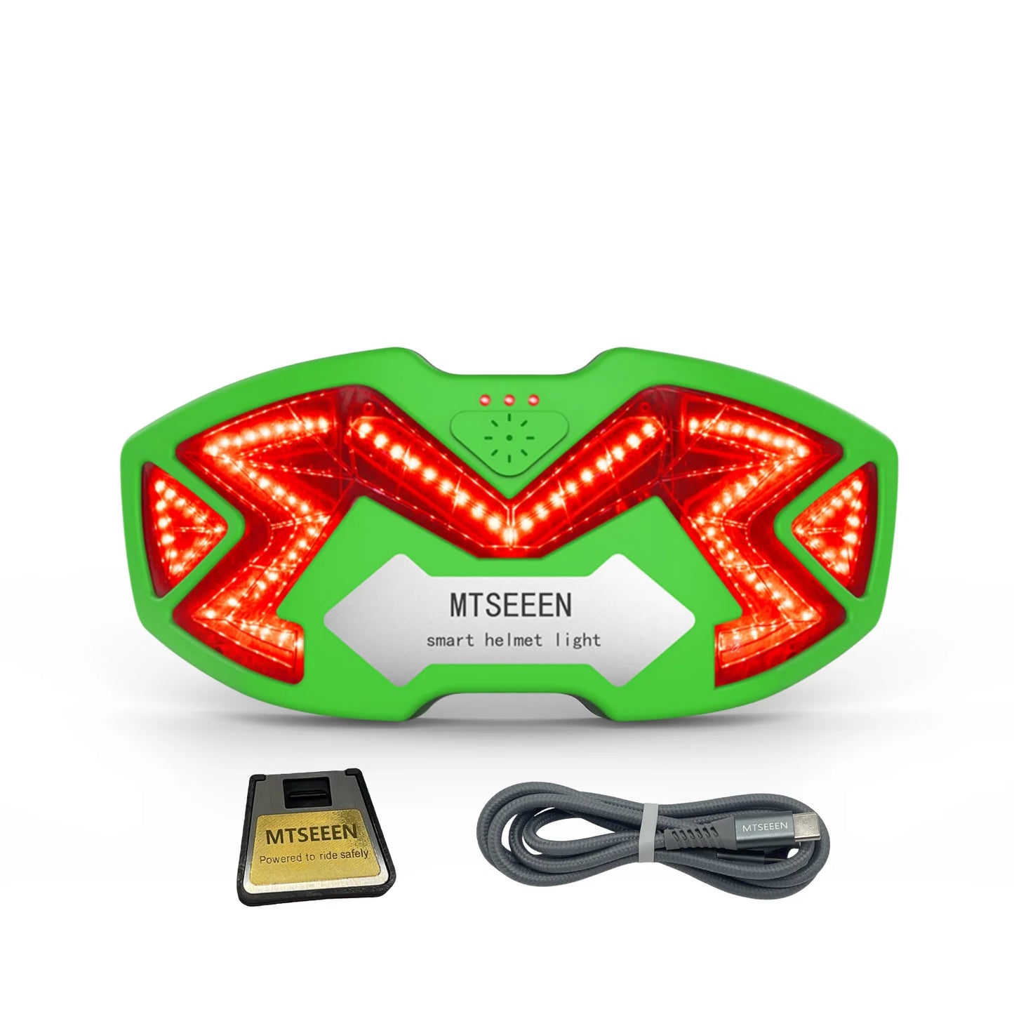 MTSEEEN Motorcycle Helmet Brake Light LED, Super Brightness, Helmet Safety Light for Bikes Brake Sensor Inside. Real Waterproof
